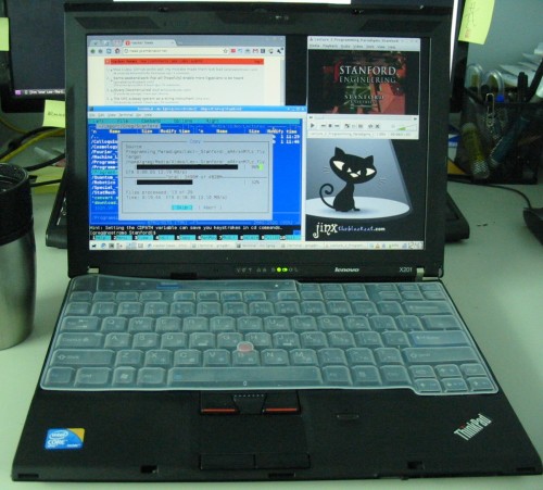 New laptop artificially with arranged screen :)