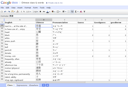 google docs chinese fonts