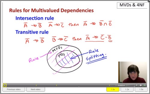 Database class screenshot